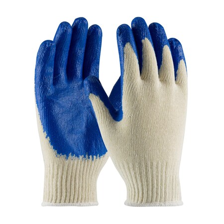 Pip Knit Cotton / Polyester Glove w/Latex Coated Smooth Grip on Palm & Fingers - Regular Grade, 12PK 39-C122/S